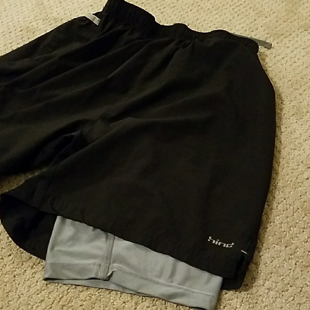 Hind 2 in 1 Athletic Running Shorts